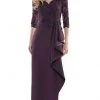 Marsoni By Colors - MV1134 V-Neck Fitted Evening Dress 1 Marsoni By Colors - MV1134 V-Neck Fitted Evening Dress