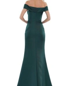 Marsoni By Colors - MV1140 Off Shoulder Trumpet Evening Dress