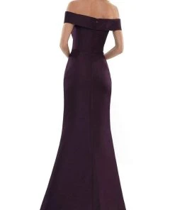 Marsoni By Colors - MV1140 Off Shoulder Trumpet Evening Dress