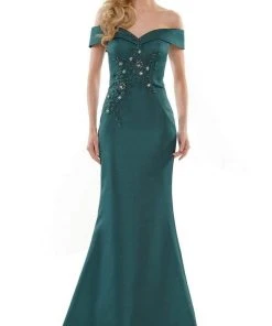 Marsoni By Colors - MV1142 Off Shoulder Mermaid Evening Dress