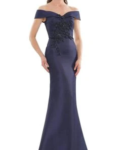 Marsoni By Colors - MV1142 Off Shoulder Mermaid Evening Dress