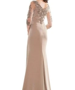 Marsoni By Colors - MV1146 Formal Pleated Bod Sheath Gown 13 Marsoni By Colors - MV1146 Formal Pleated Bod Sheath Gown