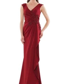 Marsoni By Colors - MV1148 V Neck Sleeveless Sheath Dress 10 Marsoni By Colors - MV1148 V Neck Sleeveless Sheath Dress