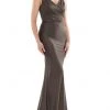 Marsoni By Colors - MV1152 Sleeveless Jacquard Trumpet Dress