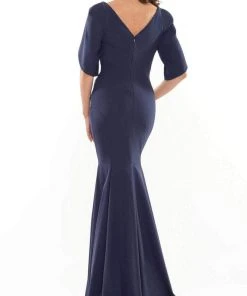 Marsoni By Colors MV1160 - Split Sleeve Trumpet Evening Gown