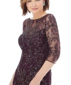 MGNY By Mori Lee - 72232 Fully Beaded Net Sheath Evening Gown