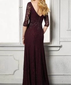 MGNY By Mori Lee - 72423 Lace Sweetheart Beaded A-Line Dress