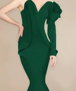 MNM Couture - 2327 Ruffled Sweetheart Mermaid Dress