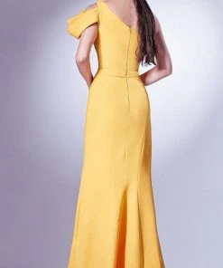 MNM Couture G1342 - Draped Sash Evening Gown