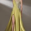 MNM COUTURE - K3903 Sleeveless Illusion Bateau Evening Dress