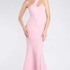MNM COUTURE - M0003 Asymmetric One Shoulder Mermaid Gown