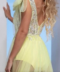 MNM COUTURE M0080 - Embellished A-Line Prom Dress