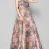 MNM COUTURE - N0374 Embellished Strapless A-line Gown 1 MNM COUTURE - N0374 Embellished Strapless A-line Gown