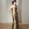 Mon Cheri - 212973 One Shoulder Long Dress - 2 Pcs Bronze In Size 10 And 14 Available