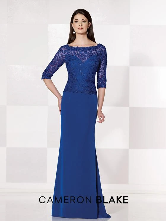 Mon Cheri 215645 Dress Blue 3 Mon Cheri 215645 Dress Blue