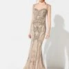 Mon Cheri - Beaded Sweetheart Mermaid Evening Dress 219D75 - 1 Pc Taupe In Size 18 Available 2 Mon Cheri - Beaded Sweetheart Mermaid Evening Dress 219D75 - 1 Pc Taupe In Size 18 Available