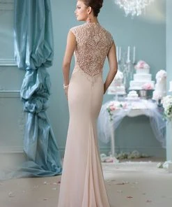 Mon Cheri Destinations 116128 Dress - 1 Pc Champagne In Size 16 Available 5 Mon Cheri Destinations 116128 Dress - 1 Pc Champagne In Size 16 Available