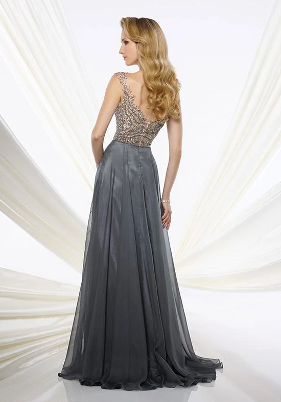 Montage By Mon Cheri - 116940 Beaded Chiffon A-line Dress 4 Montage By Mon Cheri - 116940 Beaded Chiffon A-line Dress