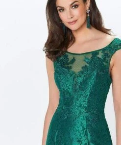 Montage By Mon Cheri - 119932 Allover Lace Trumpet Gown