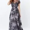 Montage By Mon Cheri - 119945W Embroidered Floral ALine Gown