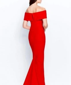 Montage By Mon Cheri - 120905 Off Shoulder Brooch Accent Sheath Gown 13 Montage By Mon Cheri - 120905 Off Shoulder Brooch Accent Sheath Gown