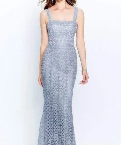 Montage By Mon Cheri - 120916 Strapless Lace Sheath Dress