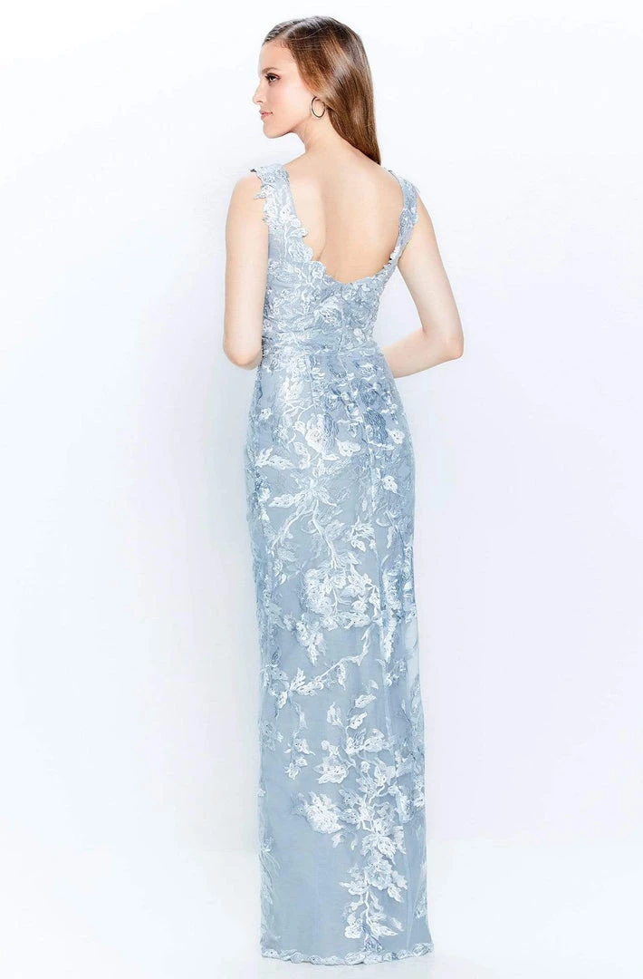 Montage By Mon Cheri - 120918 Embroidered V-Neck Sheath Dress 4 Montage By Mon Cheri - 120918 Embroidered V-Neck Sheath Dress