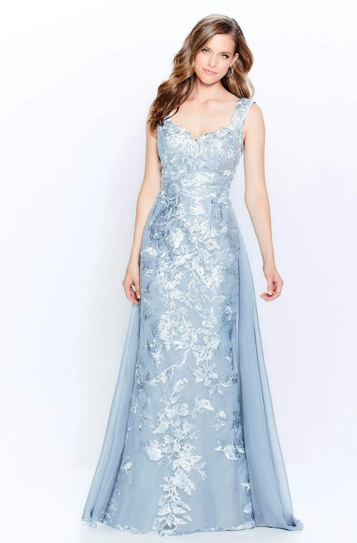 Montage By Mon Cheri - 120918 Embroidered V-Neck Sheath Dress 5 Montage By Mon Cheri - 120918 Embroidered V-Neck Sheath Dress