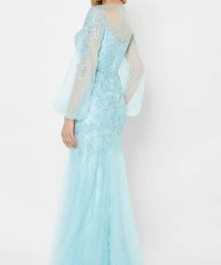 Montage By Mon Cheri 122908 - Lace Ornate Evening Gown