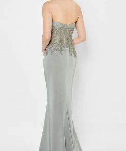 Montage By Mon Cheri 122909 - Stretch Crepe Fitted Gown