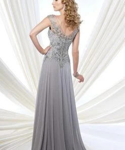Montage By Mon Cheri - 215914 Illusion Chiffon Gown 6 Montage By Mon Cheri - 215914 Illusion Chiffon Gown