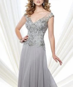 Montage By Mon Cheri - 215914 Illusion Chiffon Gown 7 Montage By Mon Cheri - 215914 Illusion Chiffon Gown