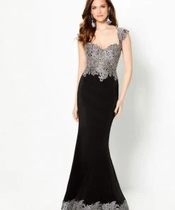 Montage By Mon Cheri - 219974 Corded Lace Sweetheart Trumpet Dress