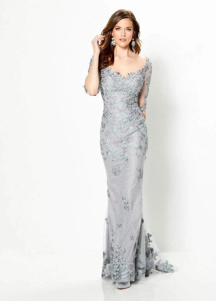 Montage By Mon Cheri - 219978 Embroidered Scoop Neck Long Gown 5 Montage By Mon Cheri - 219978 Embroidered Scoop Neck Long Gown