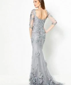 Montage By Mon Cheri - 219978 Embroidered Scoop Neck Long Gown 8 Montage By Mon Cheri - 219978 Embroidered Scoop Neck Long Gown