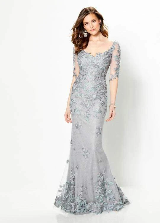 Montage By Mon Cheri - 219978 Embroidered Scoop Neck Long Gown 3 Montage By Mon Cheri - 219978 Embroidered Scoop Neck Long Gown