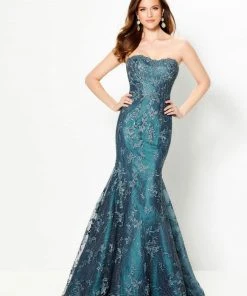 Montage By Mon Cheri - 219979W Embroidered Tulle Mermaid Gown 12 Montage By Mon Cheri - 219979W Embroidered Tulle Mermaid Gown