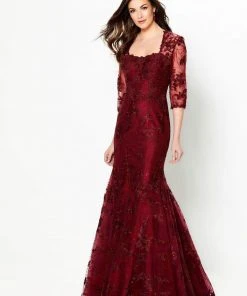 Montage By Mon Cheri - 219979W Embroidered Tulle Mermaid Gown 16 Montage By Mon Cheri - 219979W Embroidered Tulle Mermaid Gown