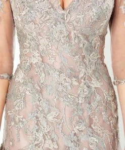 Montage By Mon Cheri - 220936 Jewel Ornate Lace Appliqued Dress