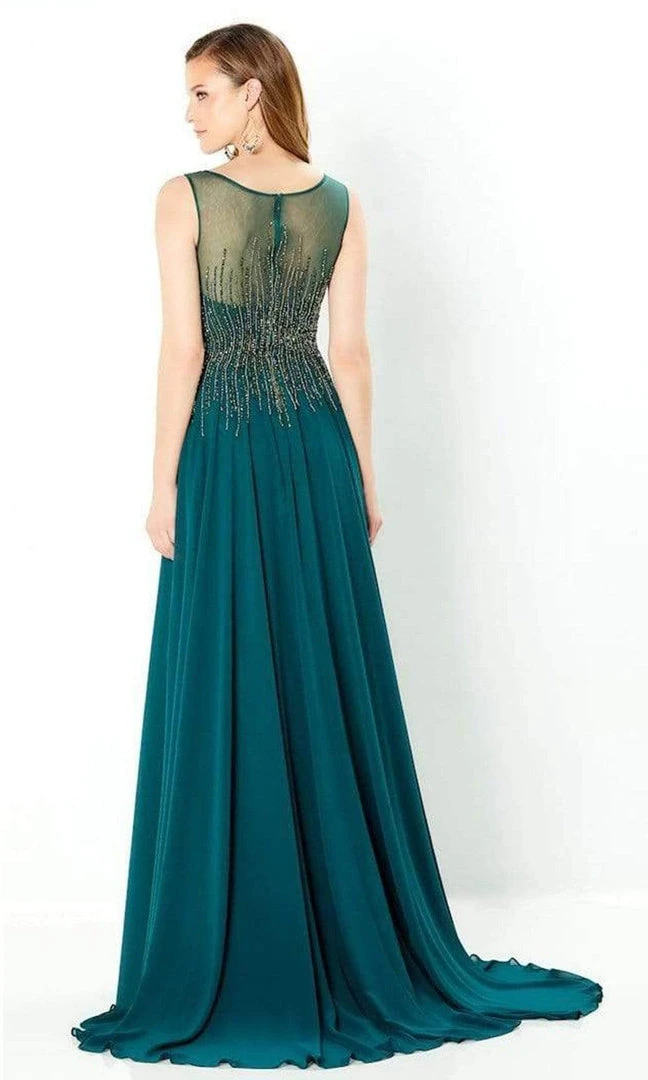 Montage By Mon Cheri - 220939 Illusion Jewel A-Line Gown 4 Montage By Mon Cheri - 220939 Illusion Jewel A-Line Gown