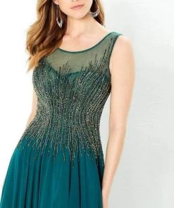 Montage By Mon Cheri - 220939 Illusion Jewel A-Line Gown 10 Montage By Mon Cheri - 220939 Illusion Jewel A-Line Gown