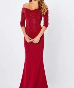 Montage By Mon Cheri - 221970 Off-Shoulder Sparkle Beaded Mermaid Gown 10 Montage By Mon Cheri - 221970 Off-Shoulder Sparkle Beaded Mermaid Gown