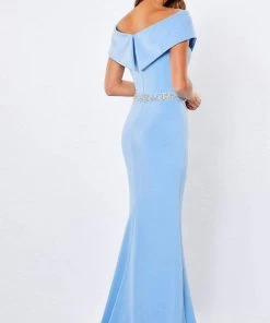 Montage By Mon Cheri - 221976 Peplum Sheath Evening Dress