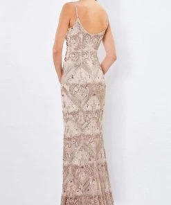 Montage By Mon Cheri - 221978 Beaded Sheath Evening Dress