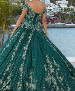 Mori Lee 89351 - Queen Anne Neck Quinceanera