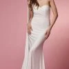Nox Anabel Bridal E475W - Cascading Drape Bridal Dress
