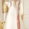 Nox Anabel Bridal JE911 - Illusion Bateau Bridal Gown 2 Nox Anabel Bridal JE911 - Illusion Bateau Bridal Gown