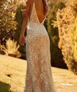 Nox Anabel Bridal JE915 - Beaded Lace Bridal Gown