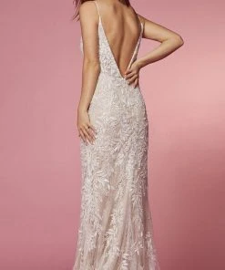 Nox Anabel Bridal JE915 - Beaded Lace Bridal Gown