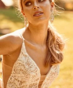 Nox Anabel Bridal JE915 - Beaded Lace Bridal Gown